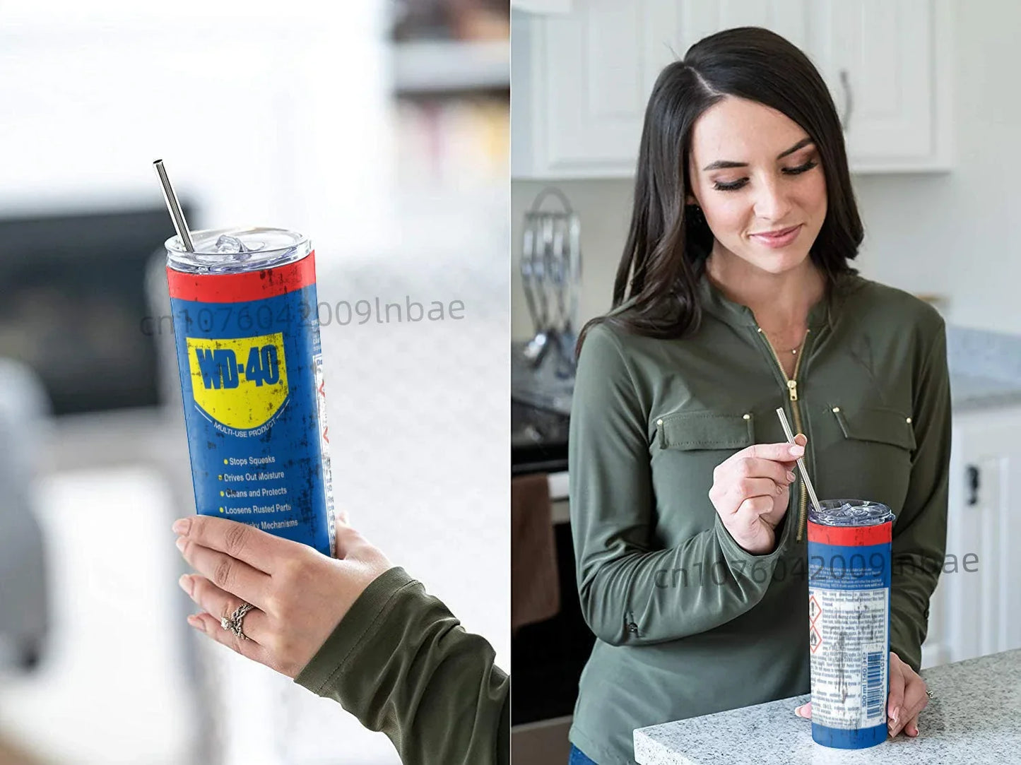 WD40 Dirty Pattern Thermos Cup
