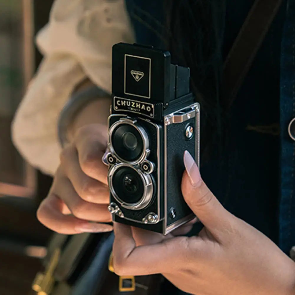 【Free 16GB Memory Card + Shoulder Strap + Gift Box When You Purchase】Mini Retro Binocular Digital Photo Camera