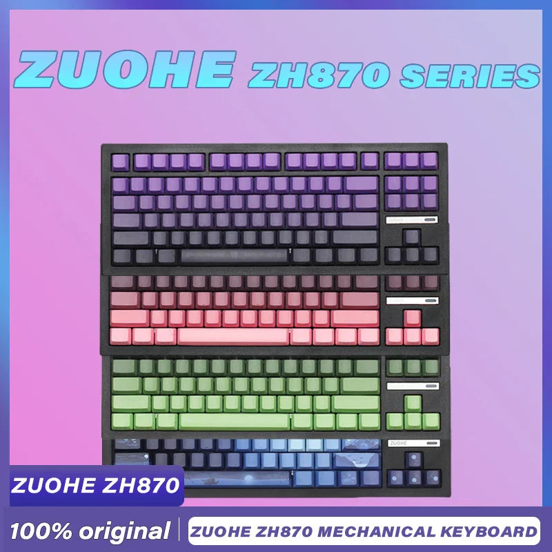 ZH980 100% Mechanical Keyboard,PBT Material Keycap