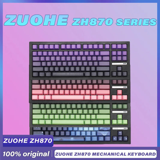 ZH980 100% Mechanical Keyboard,PBT Material Keycap