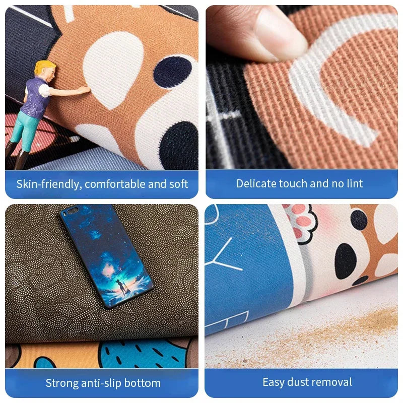 Retro Quick-Drying Water-Draining Mat for Kitchen Bar Countertops