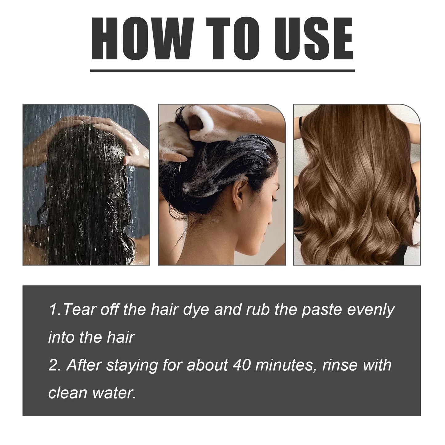 Plant Extract Non-damage Hair Dye Cream