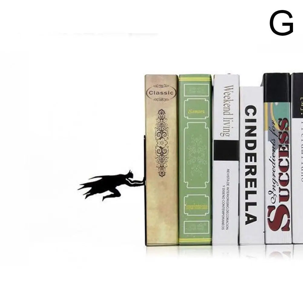 Hidden Metal Bookends