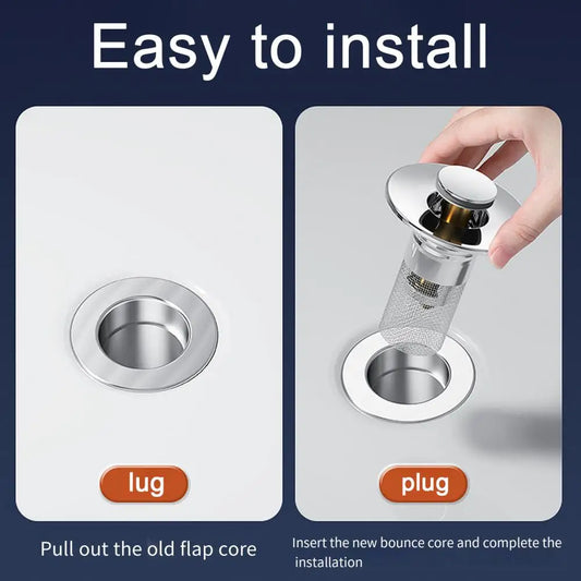Isolate odor and prevent cockroaches-Stainless Steel Floor Drain Filter