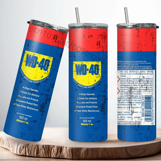 WD40 Dirty Pattern Thermos Cup