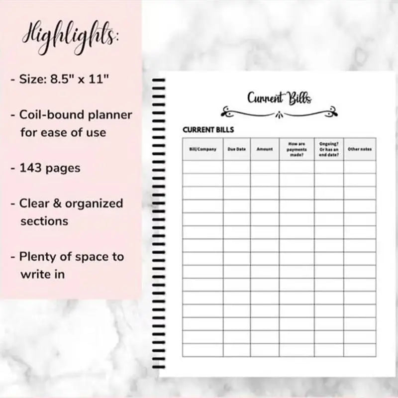 Emergency File Notebook
