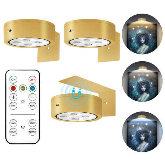 3PCS Magnetic Painting Light with 13 Lighting Modes
