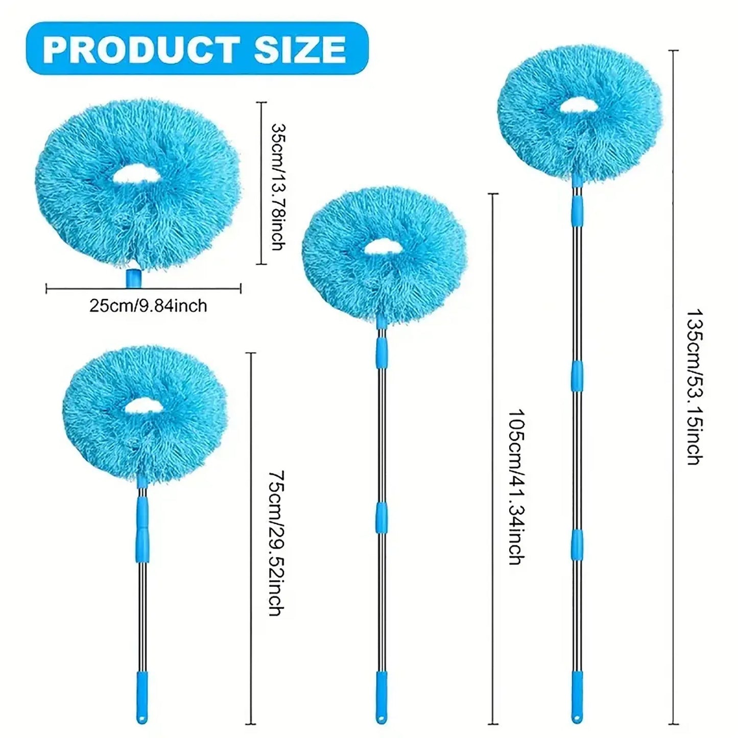Ceiling Fan Cleaner Duster with Extension Pole