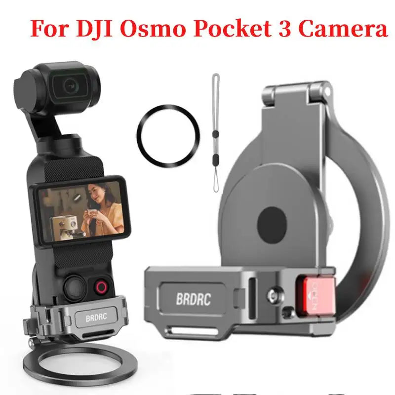 DJI OSMO POCKET 3 Teleprompter Magnetic Bracket Osmo Camera Metal Expansion Handheld Shooting Fixed Bracket