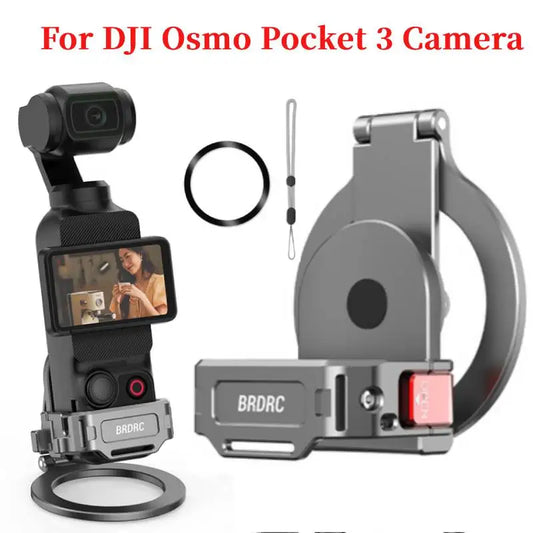 DJI OSMO POCKET 3 Teleprompter Magnetic Bracket Osmo Camera Metal Expansion Handheld Shooting Fixed Bracket