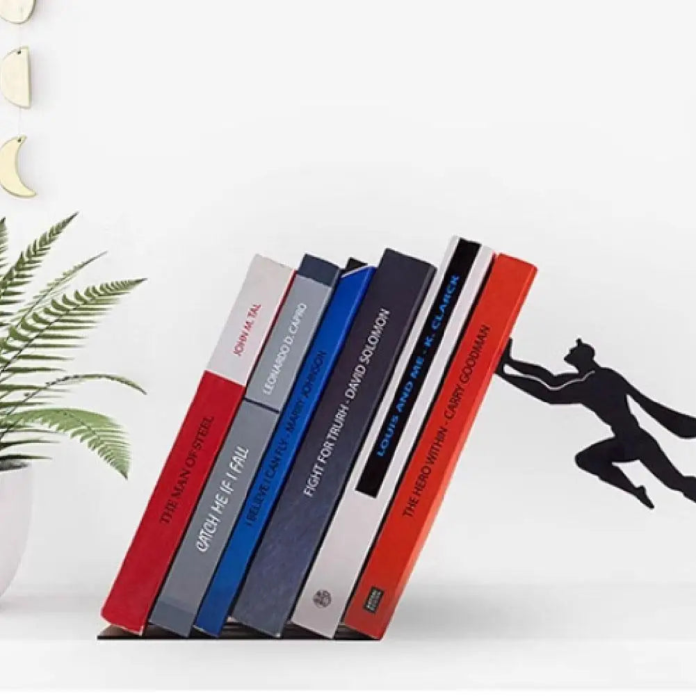 Hidden Metal Bookends