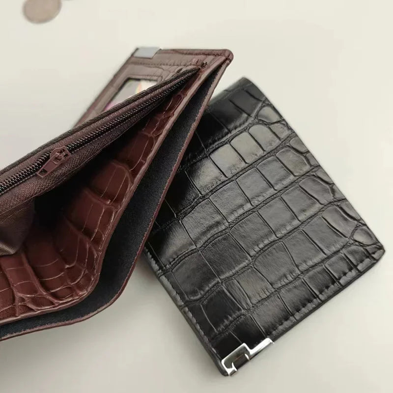 Handmade Genuine Alligator pattern mississippiensis Wallet