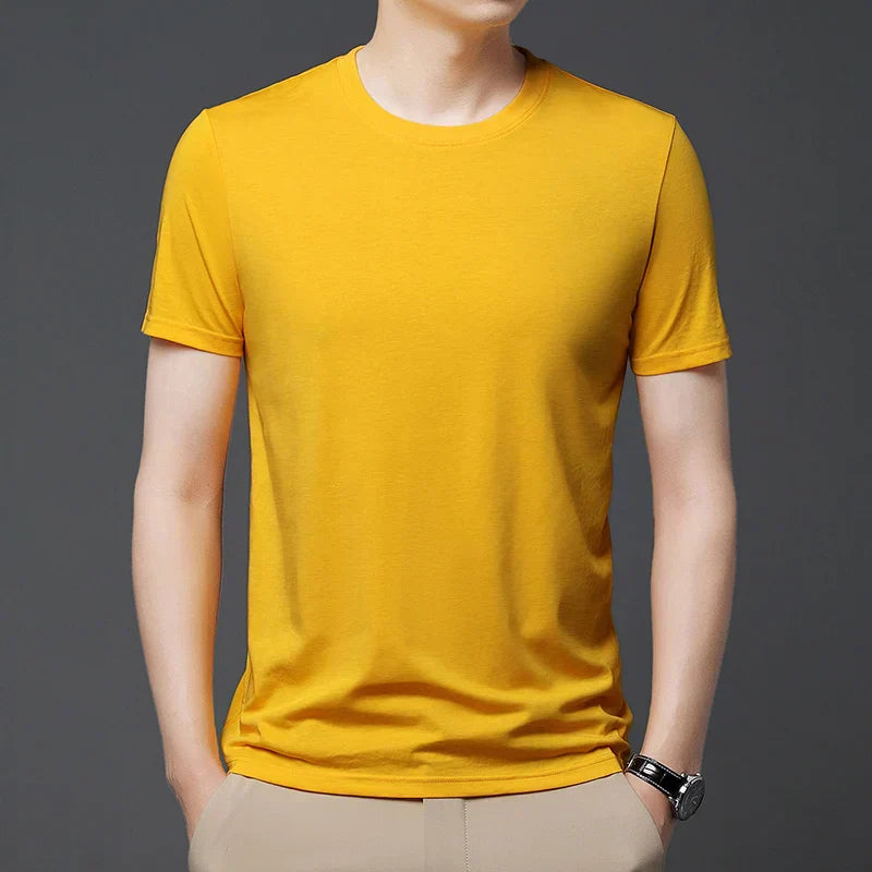 Waffle woven ice silk breathable T-shirt