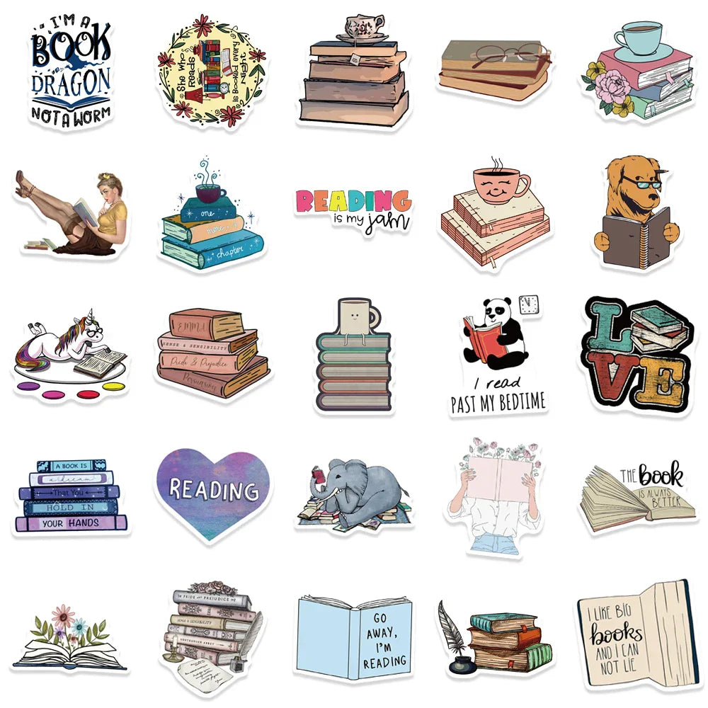 Set of 130 Pcs Funny Saying Stickers