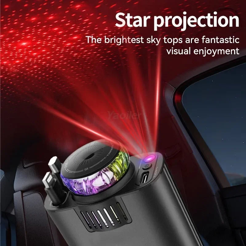 Starlight Retractable Car Charger