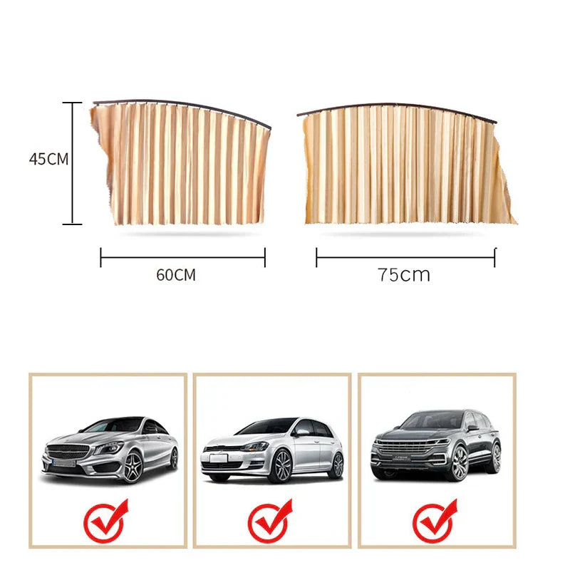 Universal Magnetic Car Side Window Privacy Sunshade