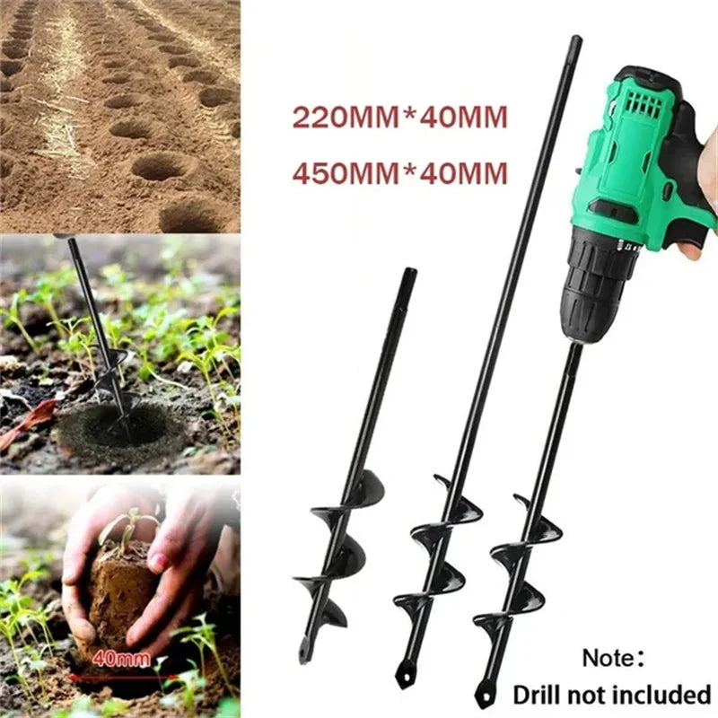 Easy Gardening Auger Spiral Drill Bit