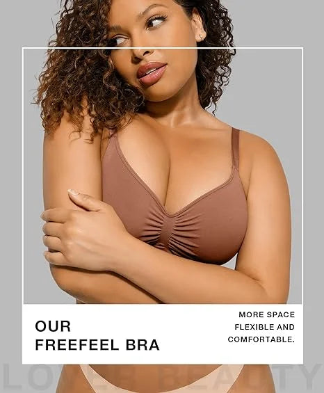 Women's Wireless Sculpt Bra Comfort Bralettes No Underwire Unlined Cami Bra