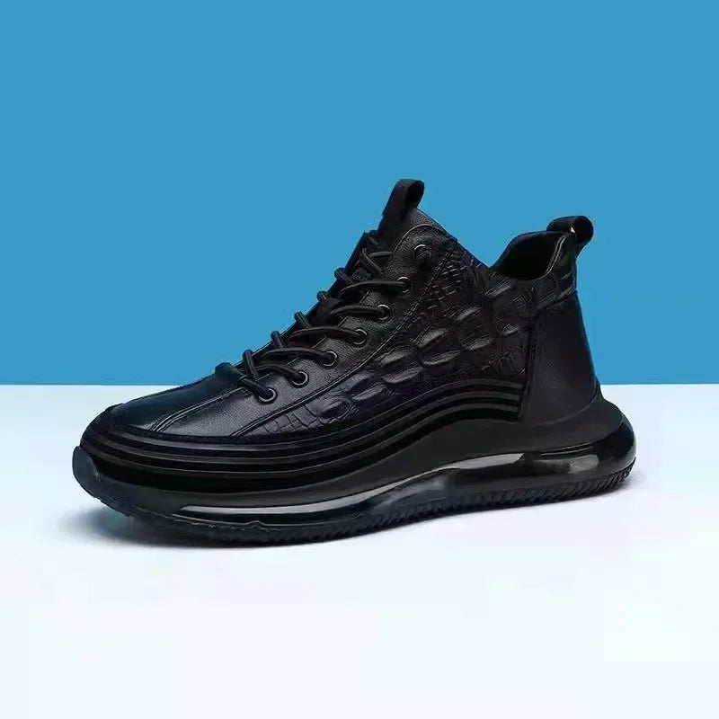 Crocodile Pattern Men's Shoes