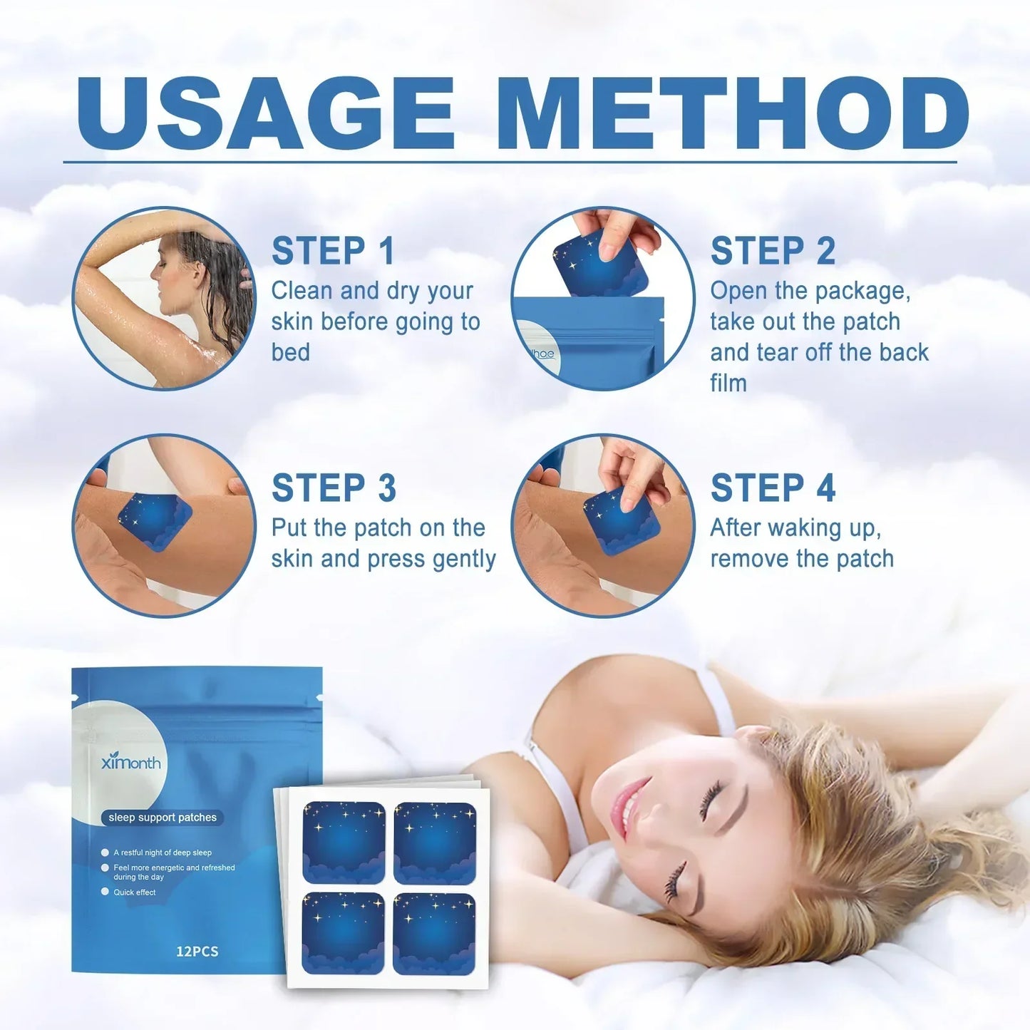 Perfectly Restful Sleep & Energized Mornings - Sleep Patches