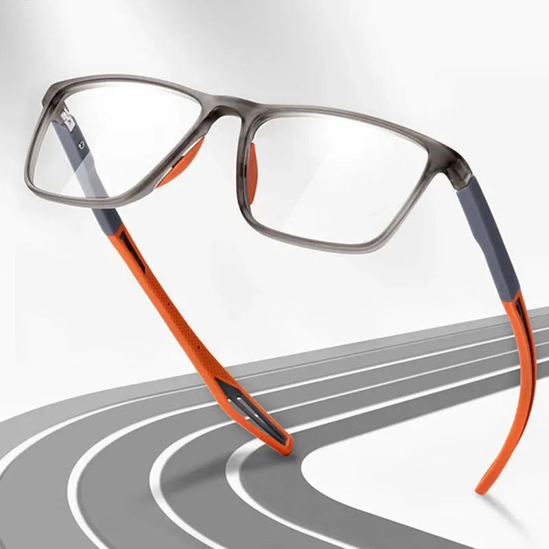 Fashionable silicone sports reading glasses