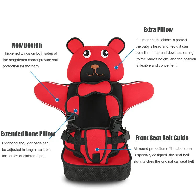 Portable car children's car seat