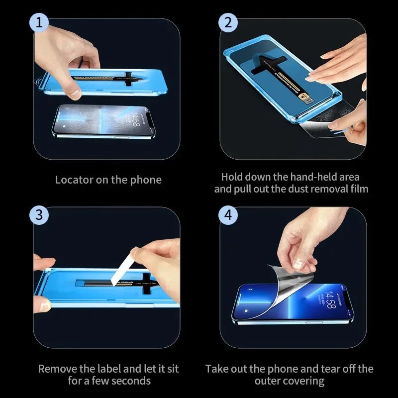 Invisible Artifact Screen Protector For iPhone -Dust Free Without Bubbles