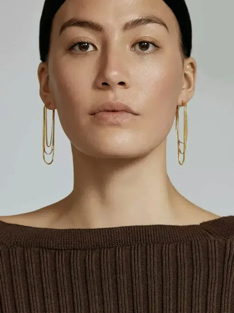 Dainty Tassel Dangle Chain Earrings