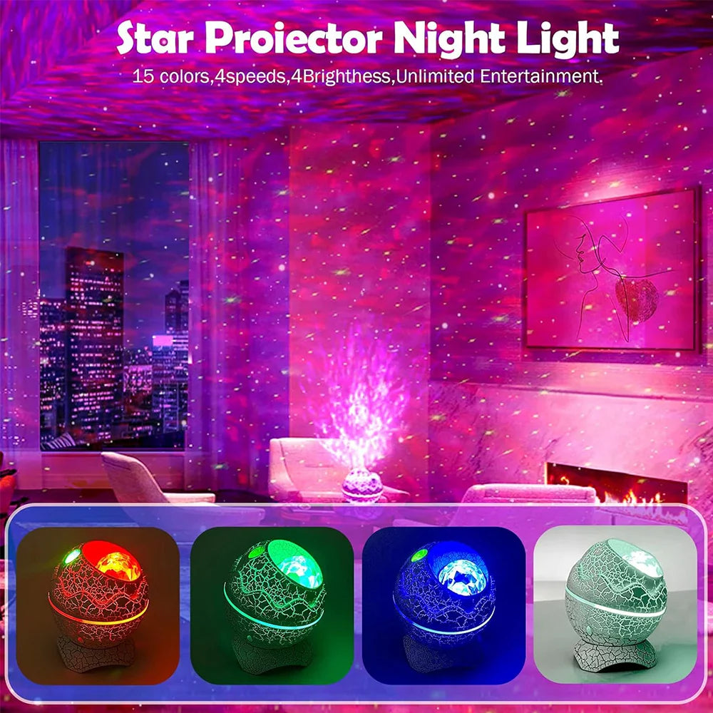 Dinosaur Egg Star Projector Light