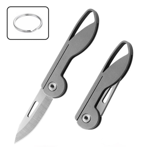 Mini Titanium Alloy Folding Pocket Knife