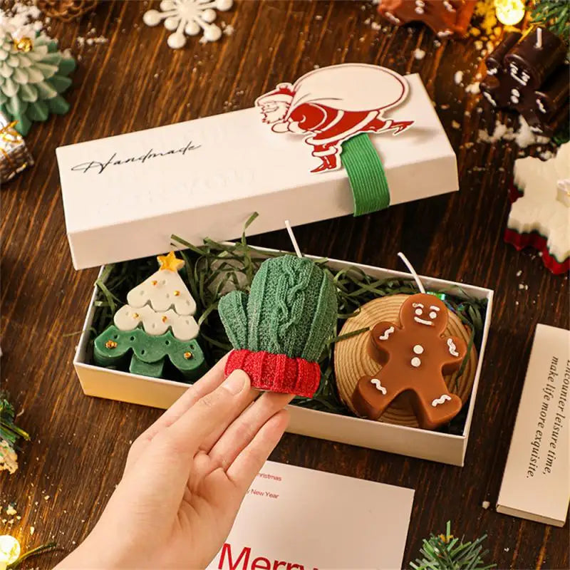 Christmas Aroma Candle Ornament Gift Box
