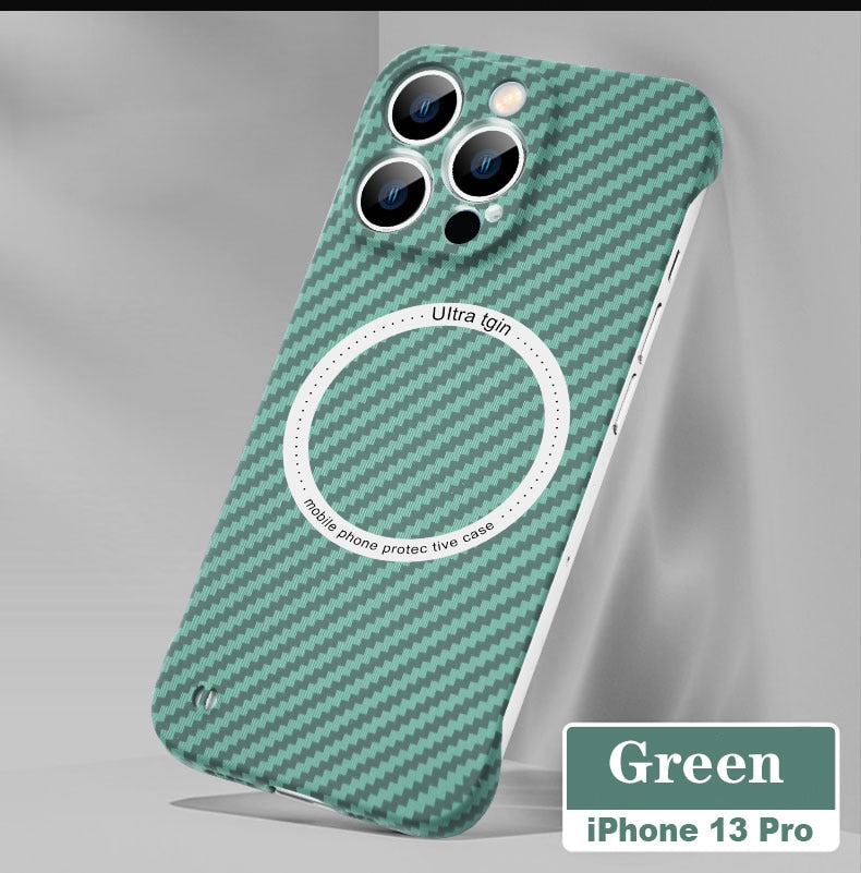 iPhone 12/13 Carbon Fiber Magnetic Case