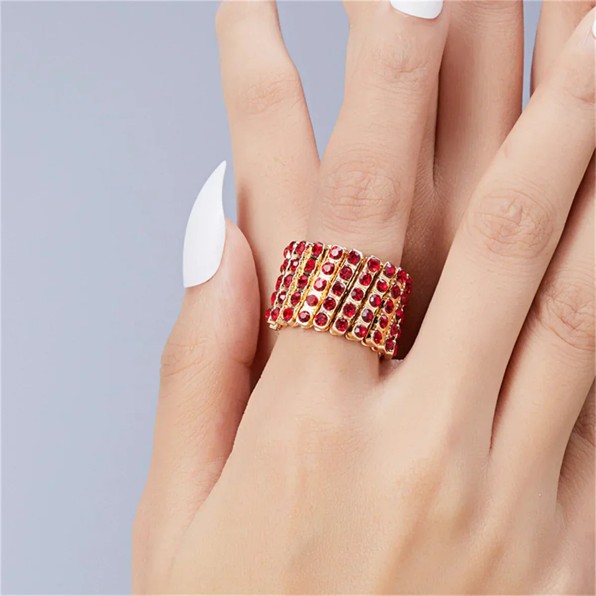 MINI Boutique Magic 2-in-1 Folding Retractable Ring Bracelet Telescopic Rings Change Bracelets Engagement Wedding Ring Dual-use Bracelet