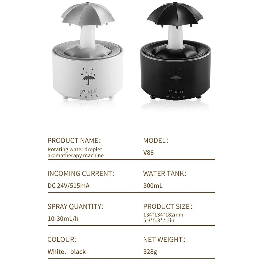 7-Color LED Rain Cloud Humidifier