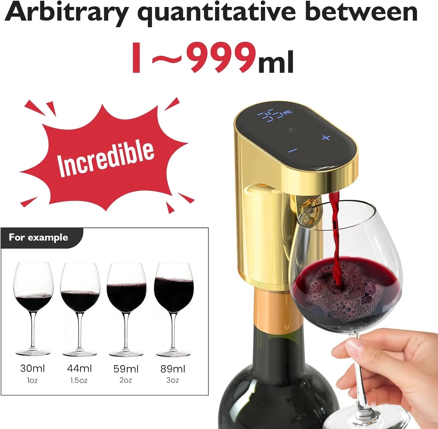 2024 New Digital beverage dispenser with quantity mode