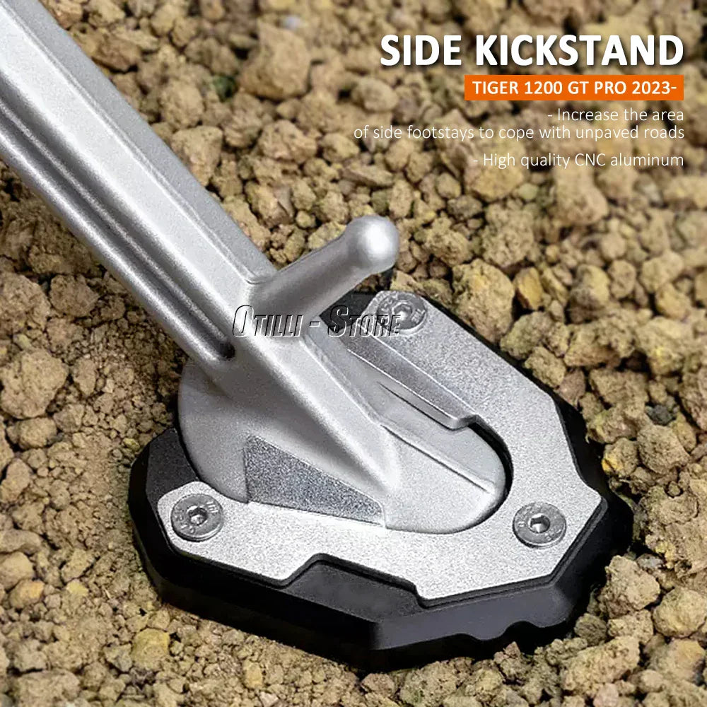 Motorcycle Kickstand Foot Side Stand Extension Pad