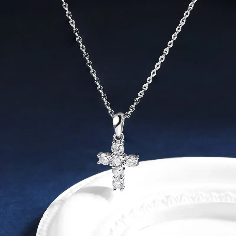 Crown Cross Necklace