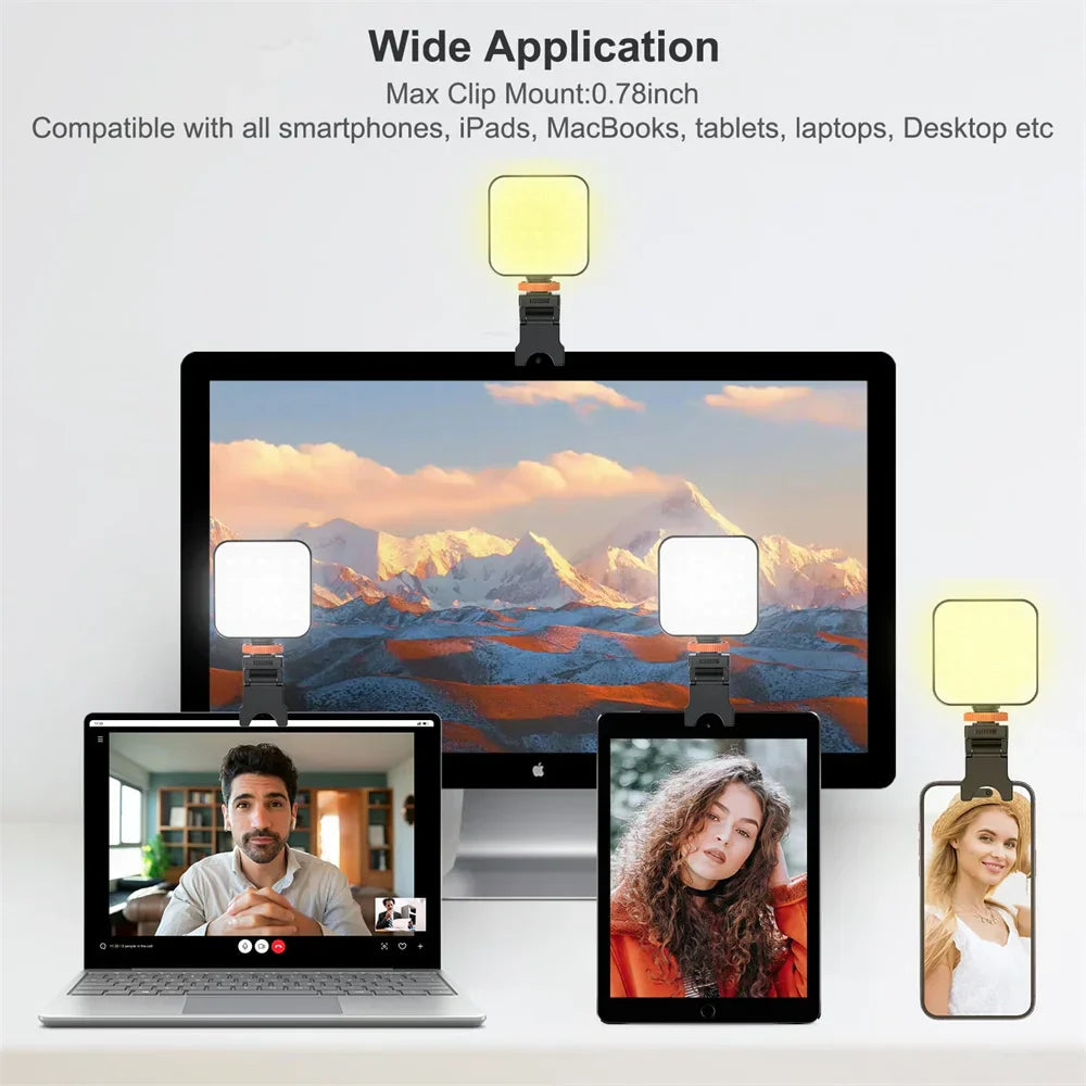 Portable LED Rechargeable Selfie Light