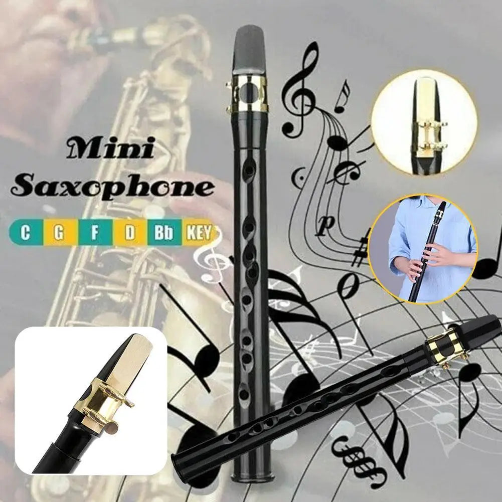 🎶Key of C Two Octave Range Pocket Travel Saxphone