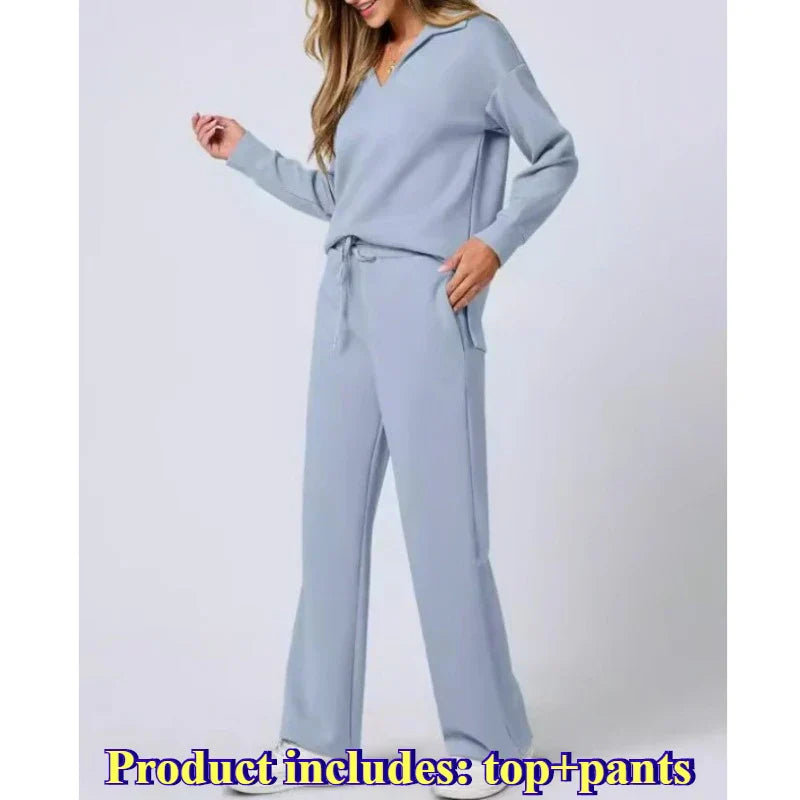 Women's 2 Piece Sets Outfits Casual Long Sleeve Sweatsuits Sets