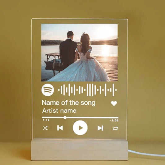 Customized Spotify Album Fridge Magnet Personalized Music Fridge Magnet Can Play Songs and Adjust Volume