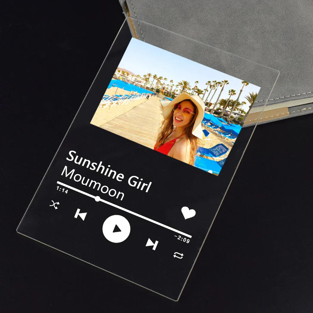 Customized Spotify Album Fridge Magnet Personalized Music Fridge Magnet Can Play Songs and Adjust Volume