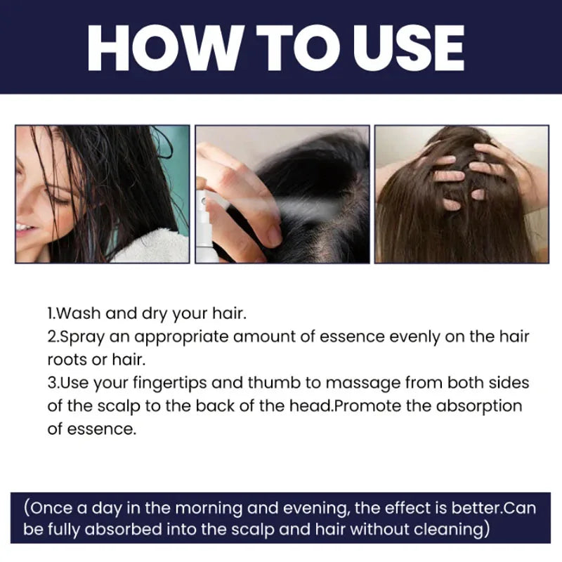 Natural Hair Regrowth Spray
