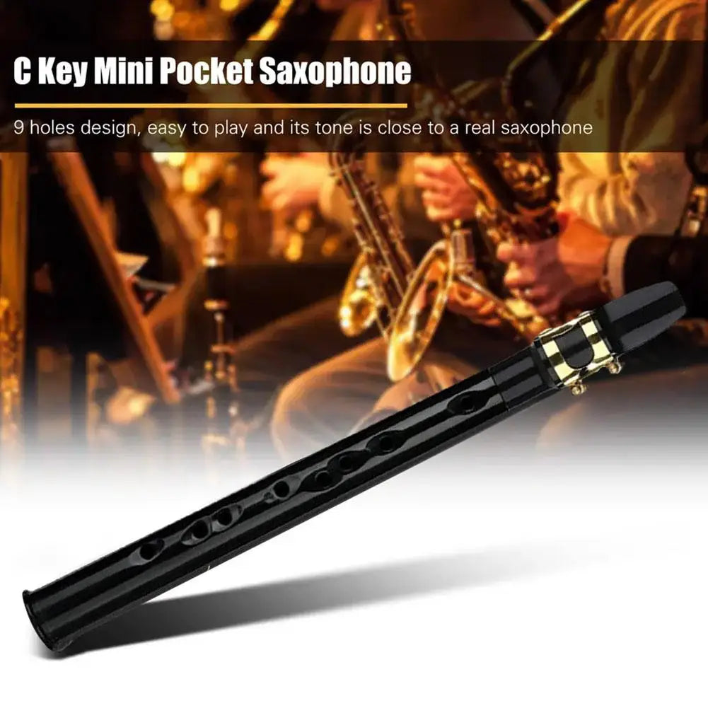 🎶Key of C Two Octave Range Pocket Travel Saxphone