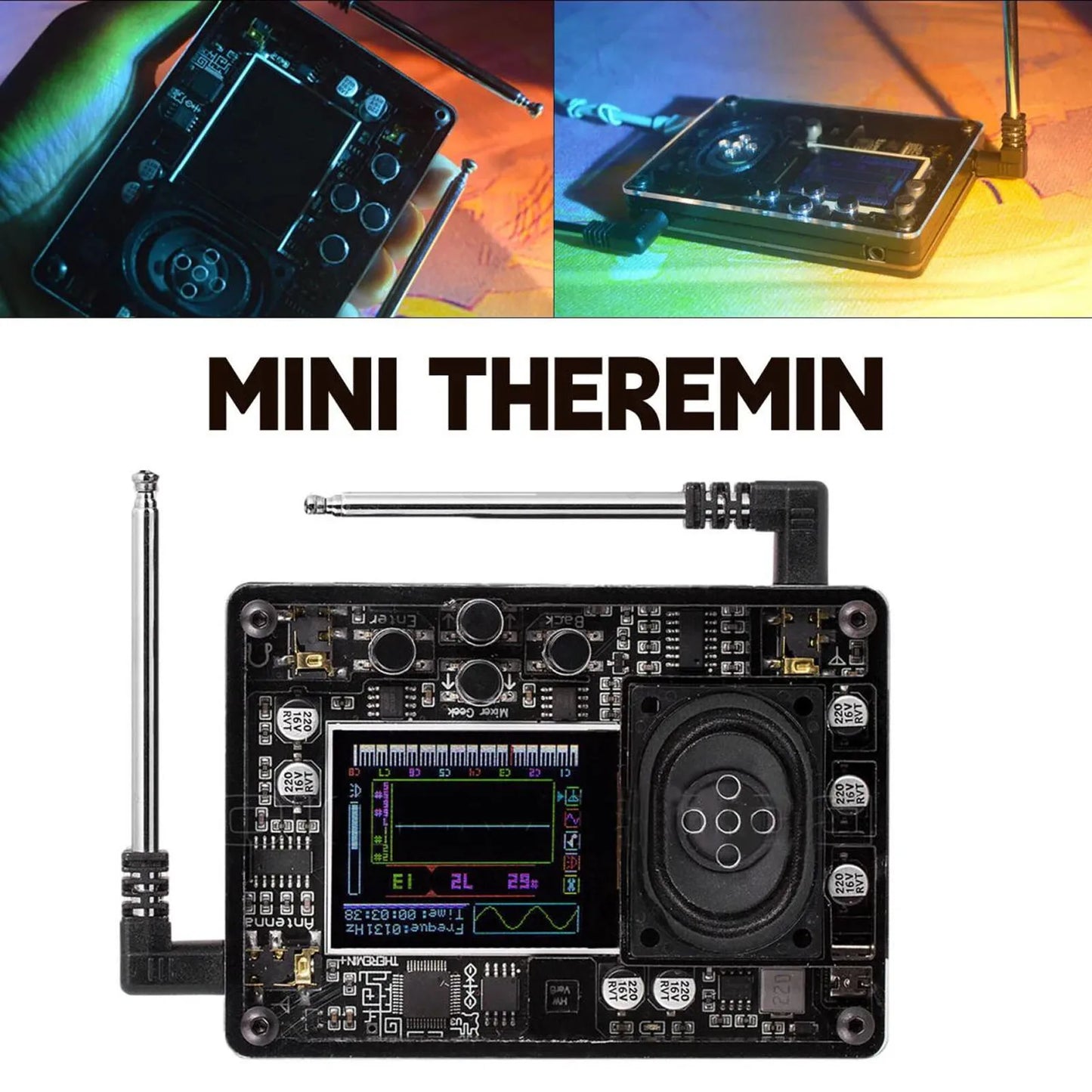 Theremin Offers Music Lovers A Variety Of Adjustable Sound Options And An Easy-To-Use Theremin Music Module