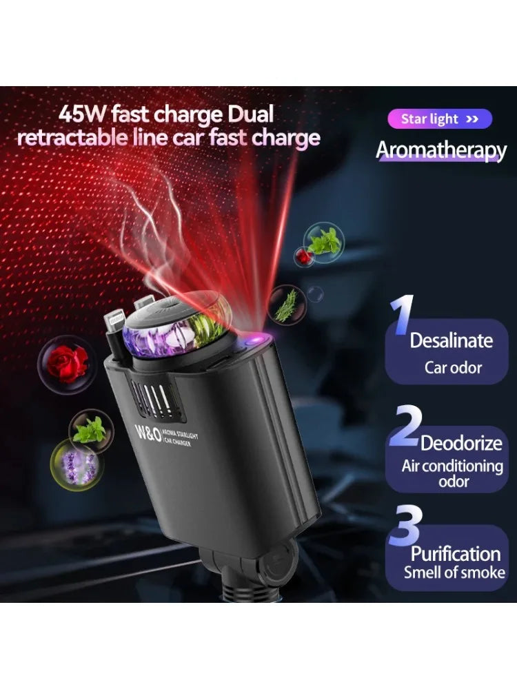 Starlight Retractable Car Charger