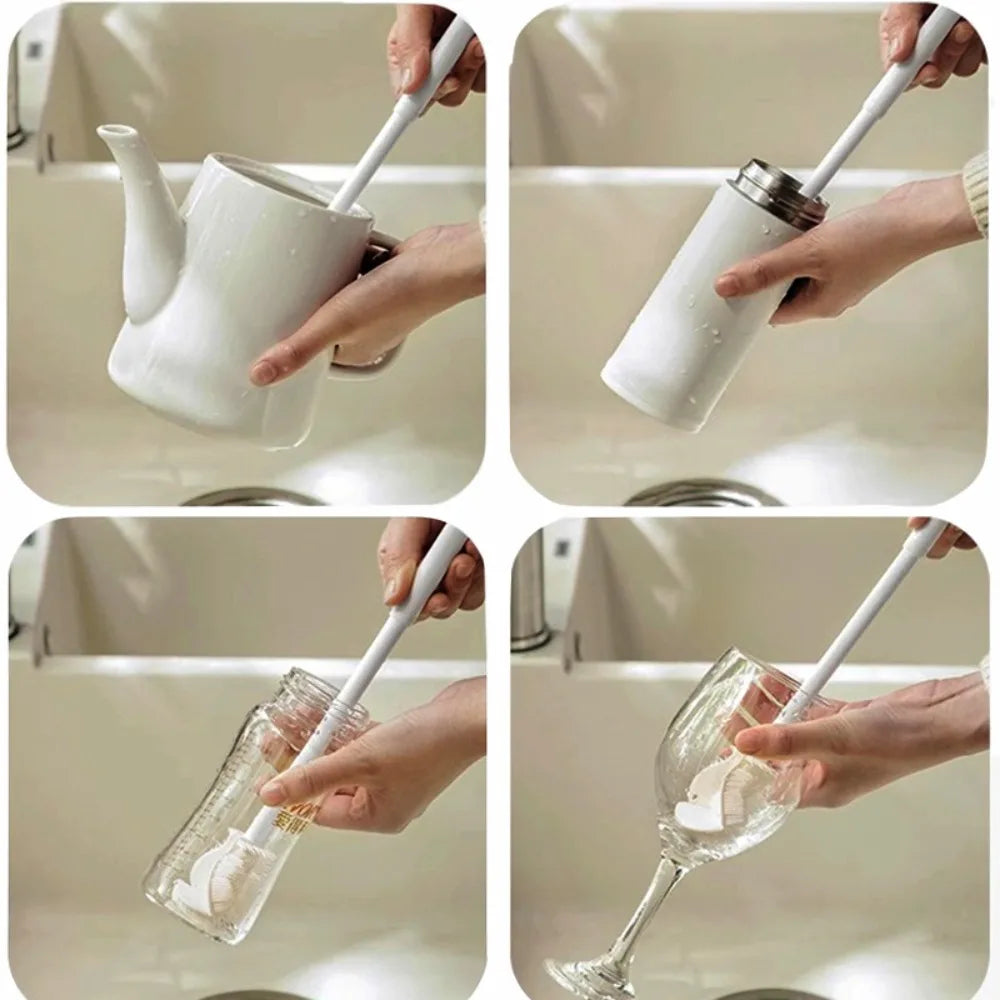 360° Soft Bristle Silicone Cup Brush