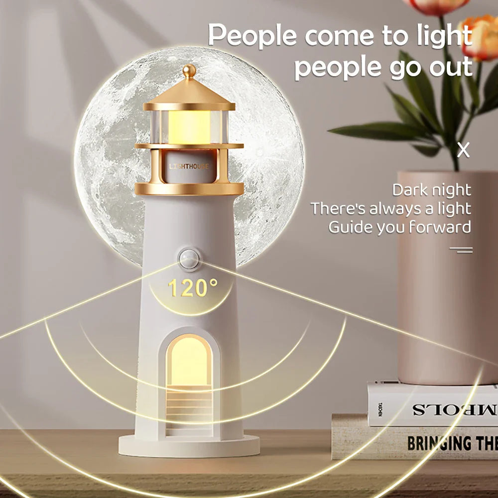 Moonlight Lighthouse Night Light