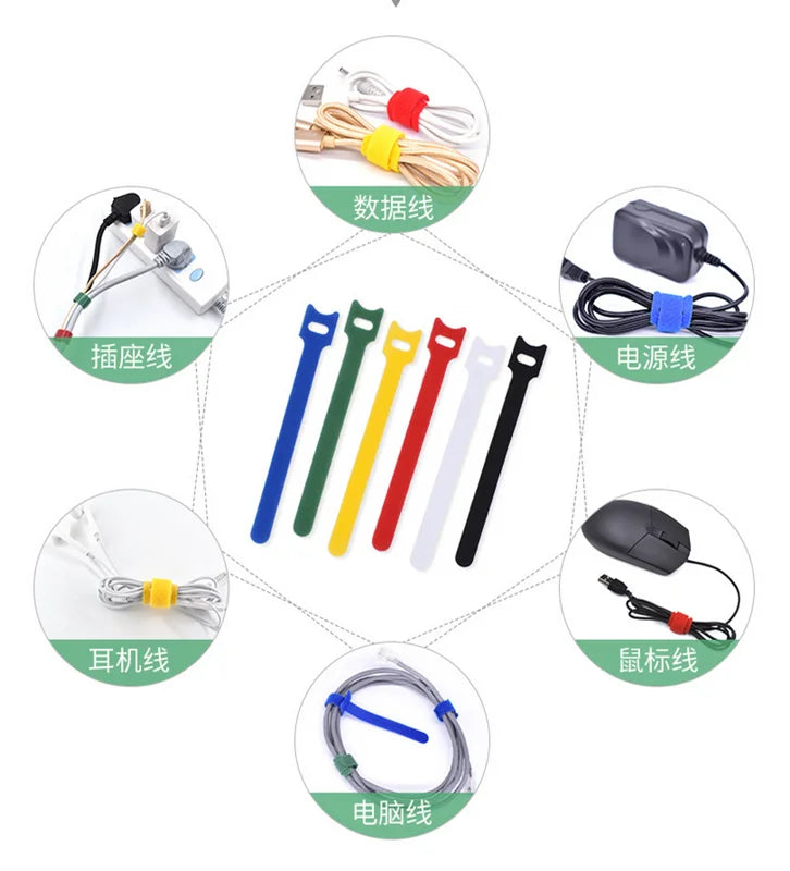 T-type Adhesive Velcro Fastener Tape
