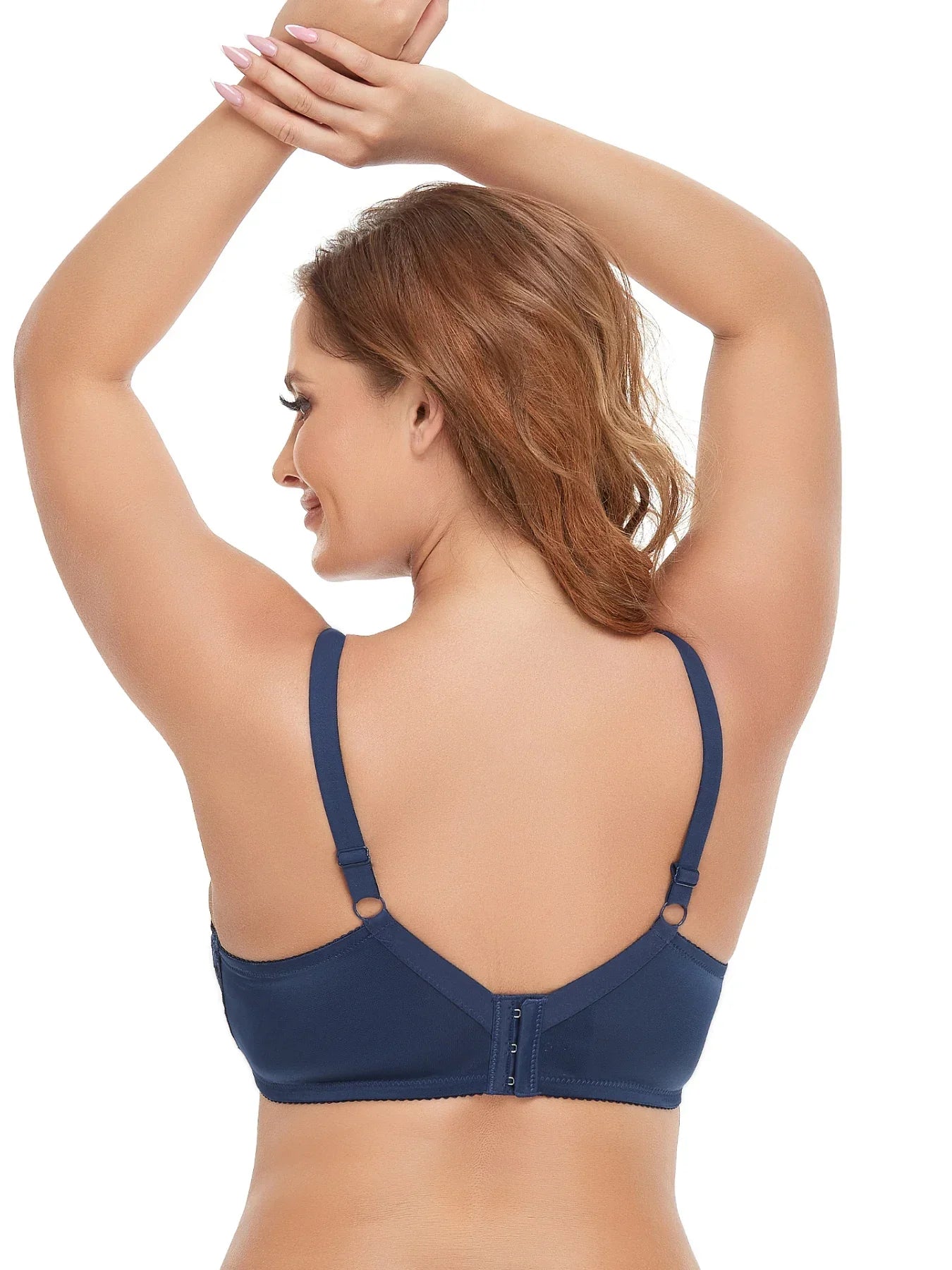 Unlined Comfort Unpadded Full Coverage Underwire Minimizer Bra